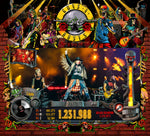 Guns N' Roses 'Not In This Lifetime' pinball promotional translite